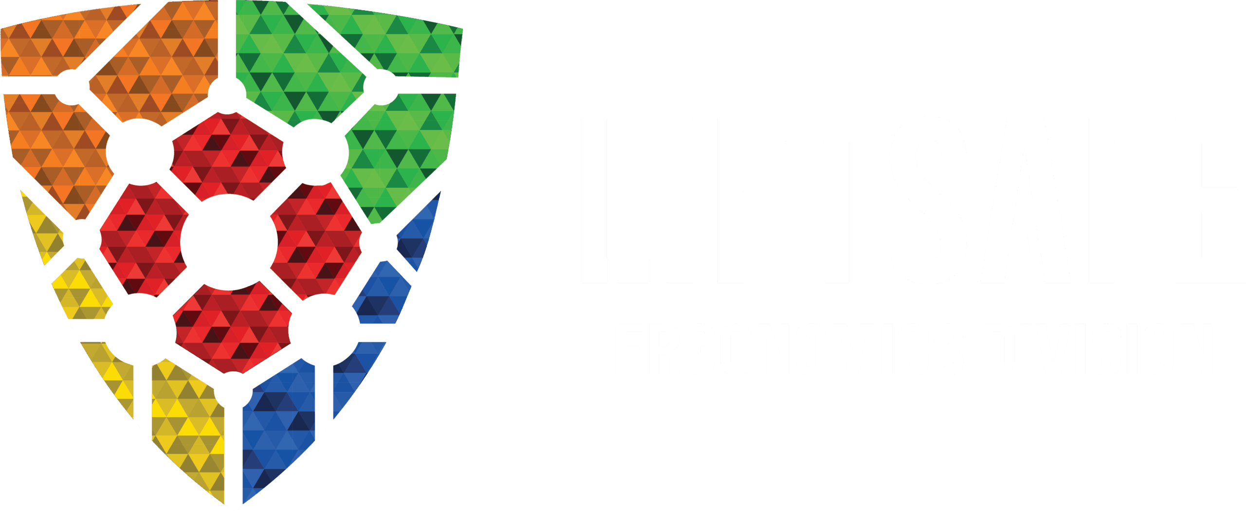 Ergonomics DIV Logo shield vector White